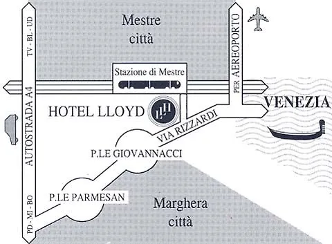 Szálloda City Of Art Venice Lloyd Mestre